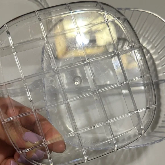 Clear Storage Container with Orange Handle - Picture 8 of 13